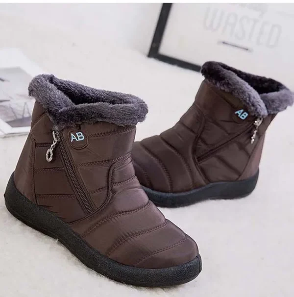 Snow Women Boots Comfortable Women's Boots Waterproof Women Shoes Zipper Shoes Woman Soft Fur Women's Winter Boots Botas Mujer - Image 15