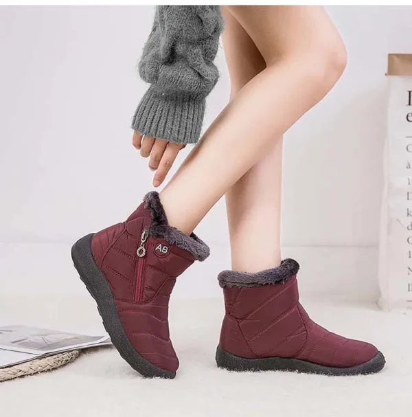 Snow Women Boots Comfortable Women's Boots Waterproof Women Shoes Zipper Shoes Woman Soft Fur Women's Winter Boots Botas Mujer - Image 37