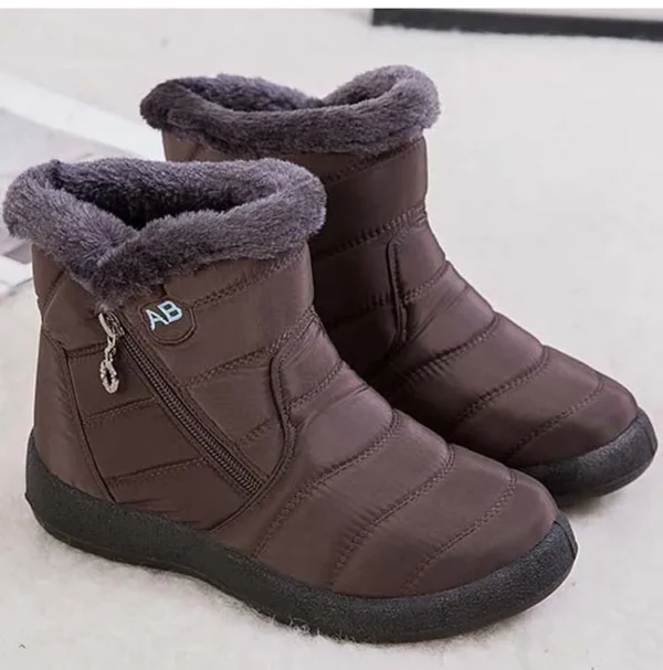 Snow Women Boots Comfortable Women's Boots Waterproof Women Shoes Zipper Shoes Woman Soft Fur Women's Winter Boots Botas Mujer - Image 14