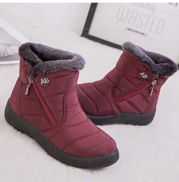 Snow Women Boots Comfortable Women's Boots Waterproof Women Shoes Zipper Shoes Woman Soft Fur Women's Winter Boots Botas Mujer - Image 13