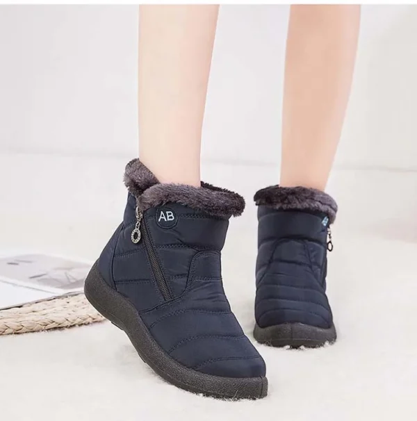 Snow Women Boots Comfortable Women's Boots Waterproof Women Shoes Zipper Shoes Woman Soft Fur Women's Winter Boots Botas Mujer - Image 32