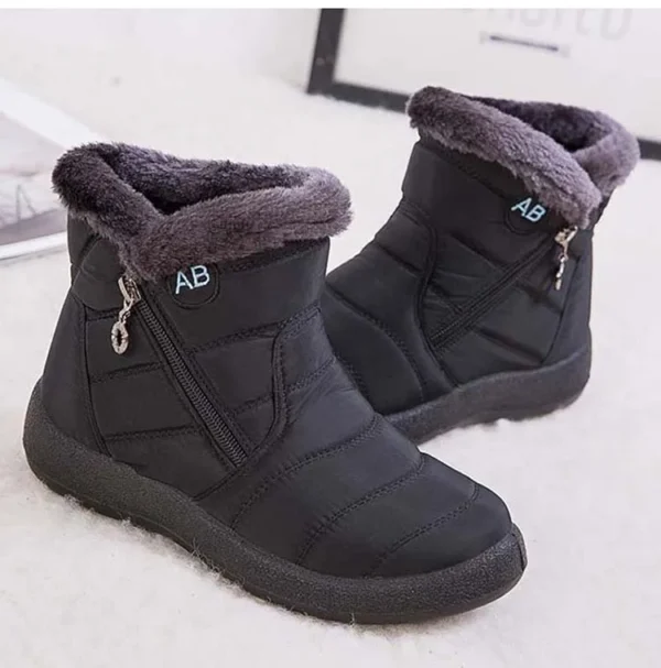 Snow Women Boots Comfortable Women's Boots Waterproof Women Shoes Zipper Shoes Woman Soft Fur Women's Winter Boots Botas Mujer - Image 21