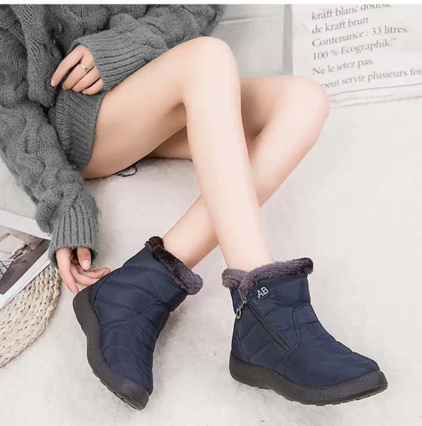 Snow Women Boots Comfortable Women's Boots Waterproof Women Shoes Zipper Shoes Woman Soft Fur Women's Winter Boots Botas Mujer - Image 30