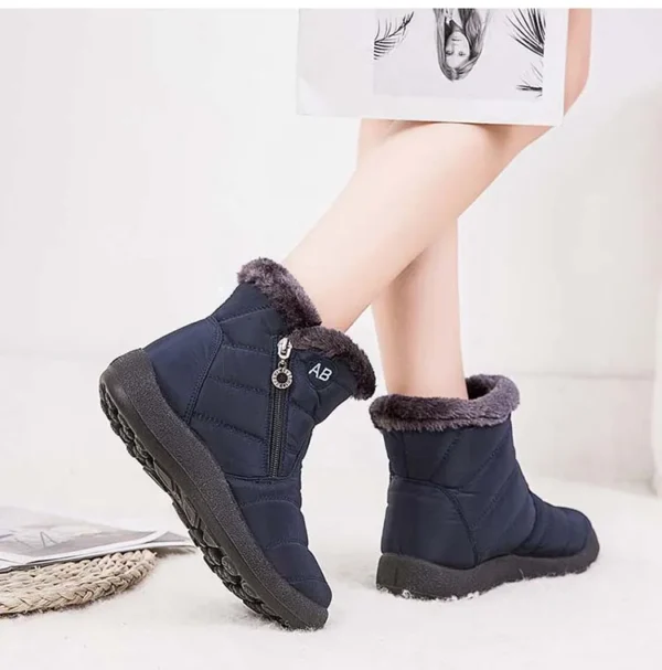 Snow Women Boots Comfortable Women's Boots Waterproof Women Shoes Zipper Shoes Woman Soft Fur Women's Winter Boots Botas Mujer - Image 28