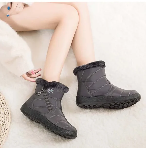 Snow Women Boots Comfortable Women's Boots Waterproof Women Shoes Zipper Shoes Woman Soft Fur Women's Winter Boots Botas Mujer - Image 26