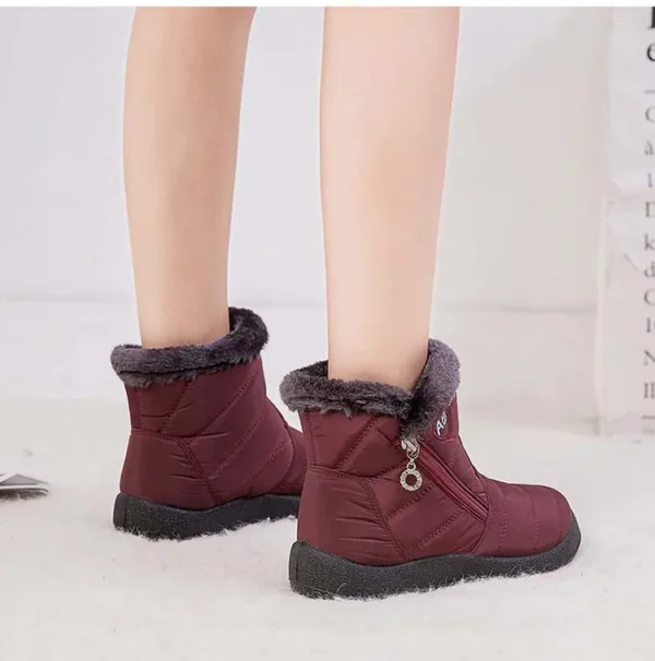 Snow Women Boots Comfortable Women's Boots Waterproof Women Shoes Zipper Shoes Woman Soft Fur Women's Winter Boots Botas Mujer - Image 33