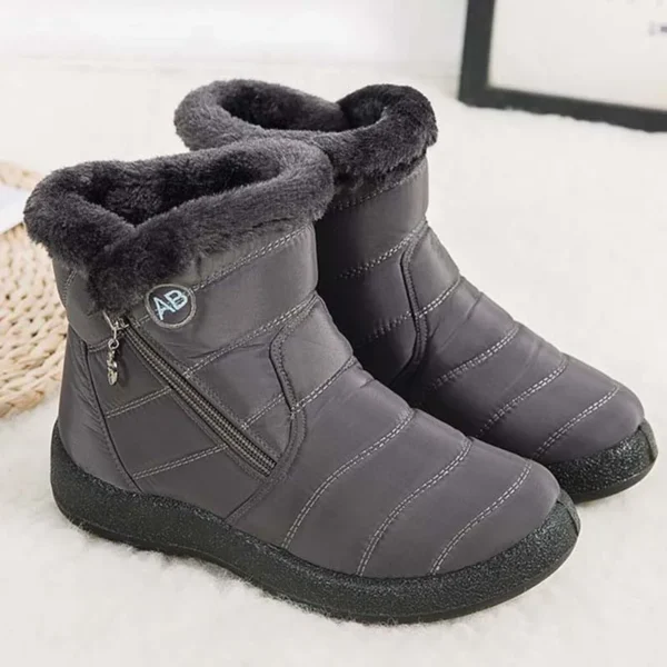 Snow Women Boots Comfortable Women's Boots Waterproof Women Shoes Zipper Shoes Woman Soft Fur Women's Winter Boots Botas Mujer - Image 2