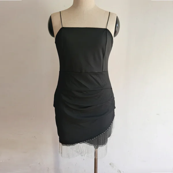 Summer fashion slip dresses sexy slim cross women's skirts - Image 6